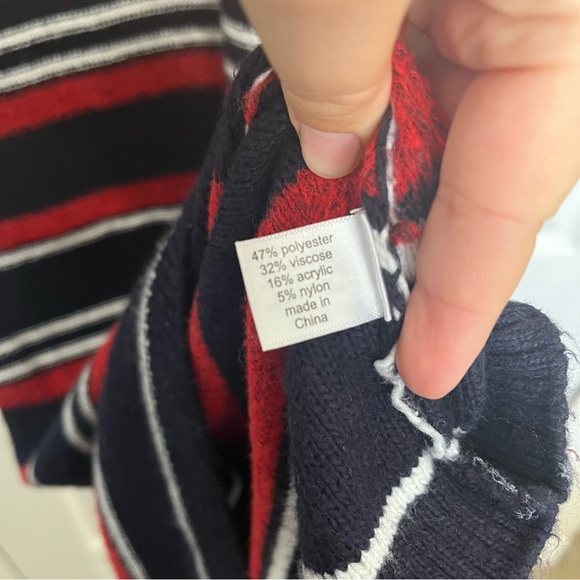 Chic Striped Maxi Dress - Black, Red, White - Picture 4 of 6